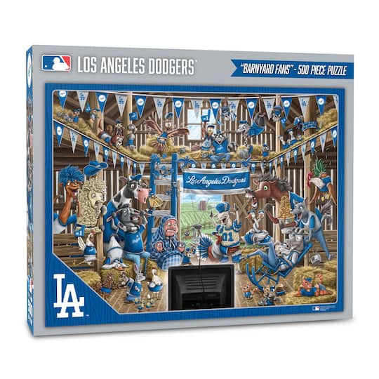 MLB Barnyard Fans 500 Piece Puzzle By Youthefan in Los Angeles Dodgers | 18" x 24" | Michaels®
